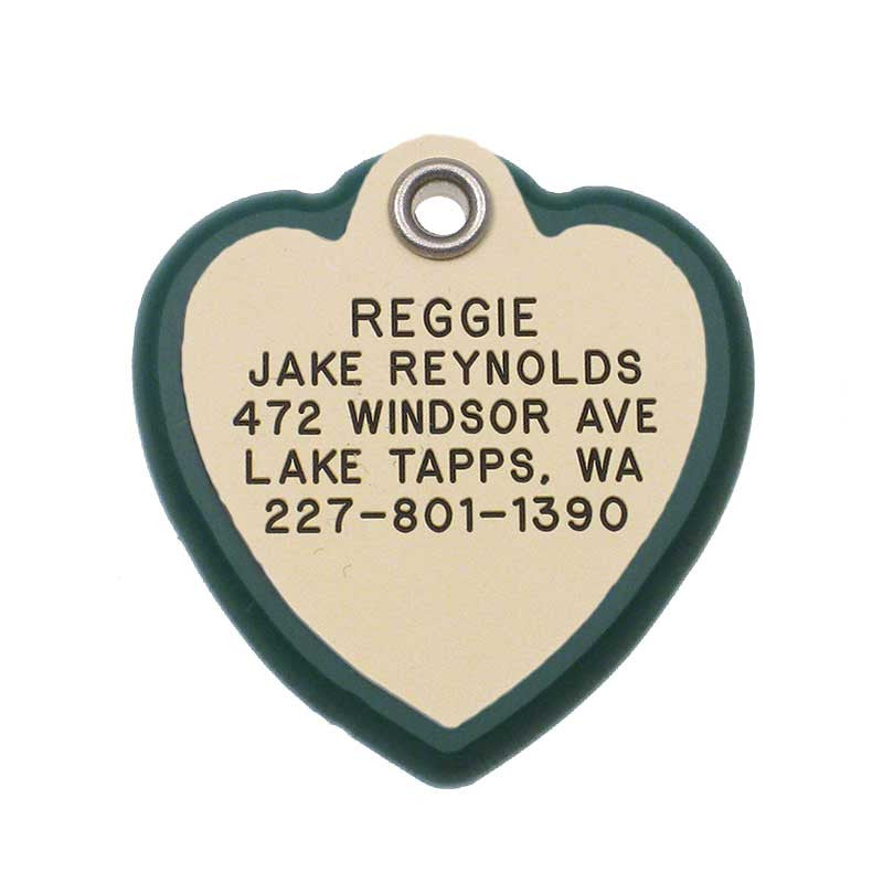 Heart Frame Tag, - Lucky Pet